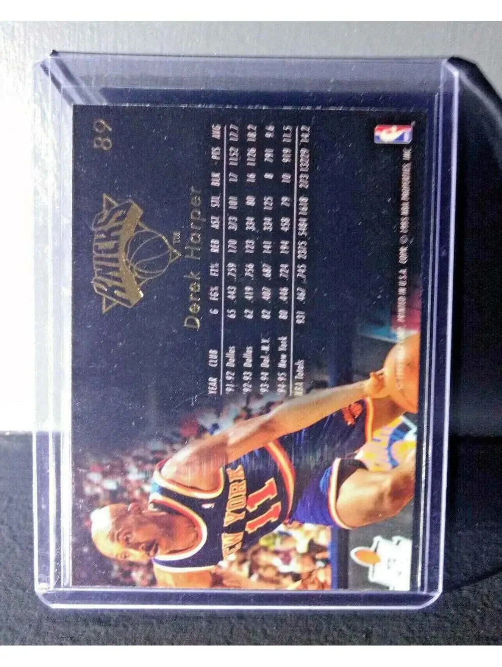 1995-96 Derek Harper Flair #89 Basketball Card